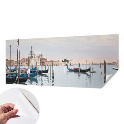 Self-adhesive photo wallpaper with a Venetian scenery design