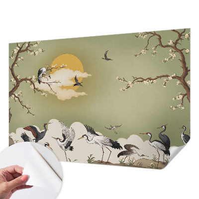 Removable wall mural wallpaper Elegant nature