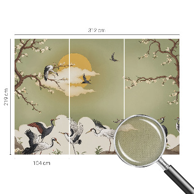 Removable wall mural wallpaper Elegant nature