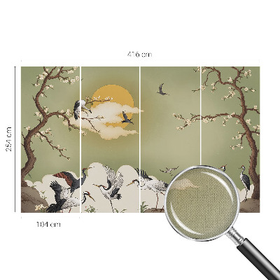 Removable wall mural wallpaper Elegant nature