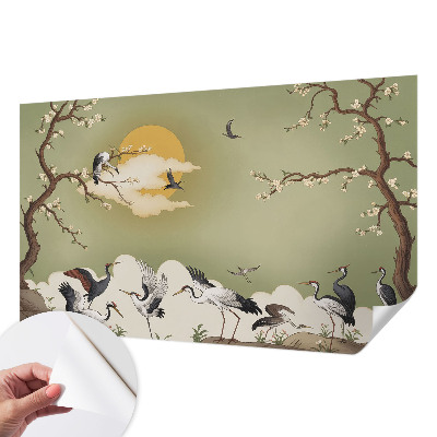 Removable wall mural wallpaper Elegant nature