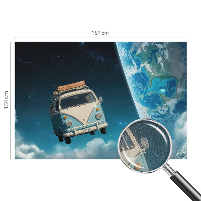 Peel and stick wall mural for kids' room Space travel