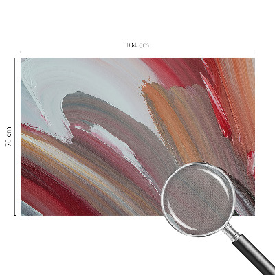 3D wall mural Painterly expression