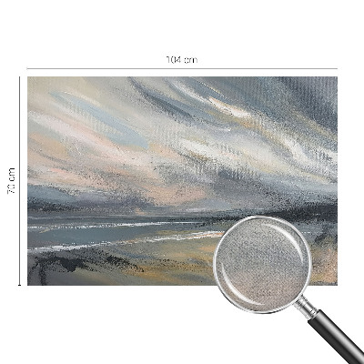 3D photo wallpaper mural with a morning calm landscape scene