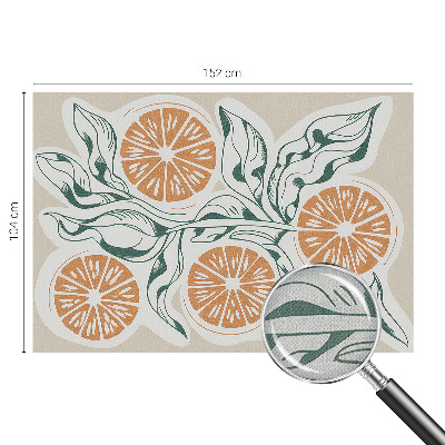 Children's wall mural Fruit patterns