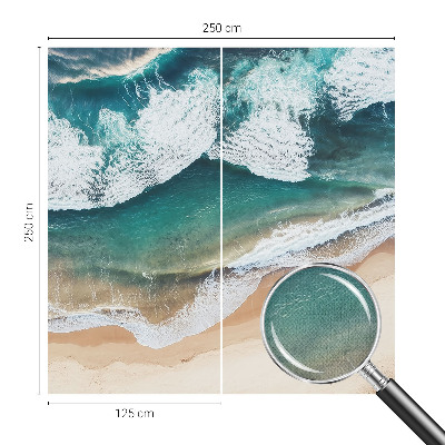 Peel and stick wall mural Sea waves