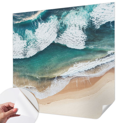 Peel and stick wall mural Sea waves