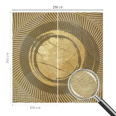 Peel and stick wallpaper mural Radiating lines