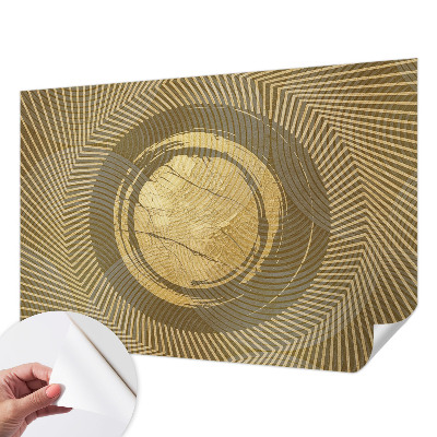 Peel and stick wallpaper mural Radiating lines