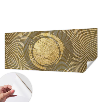 Peel and stick wallpaper mural Radiating lines