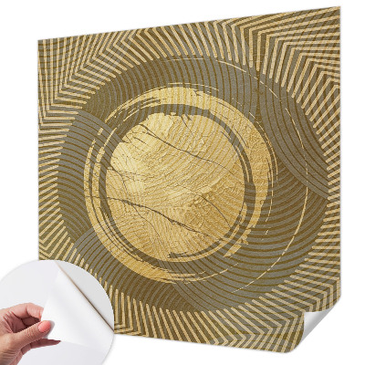 Peel and stick wallpaper mural Radiating lines