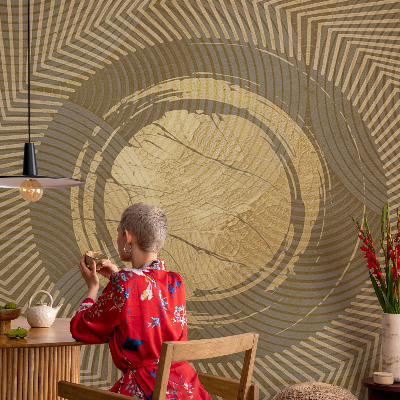 Peel and stick wallpaper mural Radiating lines