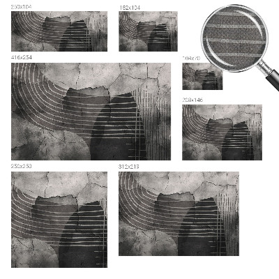 Self-adhesive wall mural Abstract lines