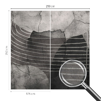 Self-adhesive wall mural Abstract lines