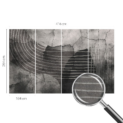 Self-adhesive wall mural Abstract lines