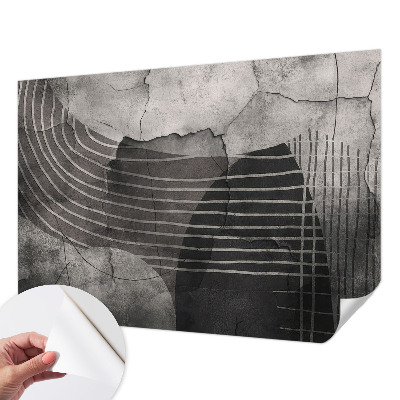 Self-adhesive wall mural Abstract lines