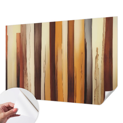 Stick-on wall mural with an abstract textured pattern