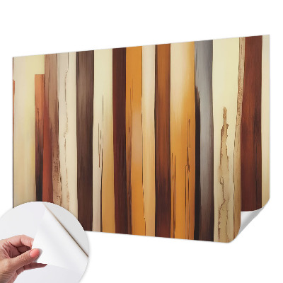 Stick-on wall mural with an abstract textured pattern