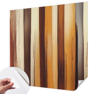 Stick-on wall mural with an abstract textured pattern