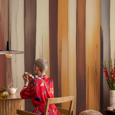 Stick-on wall mural with an abstract textured pattern
