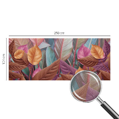 Removable wall mural Colorful leaves
