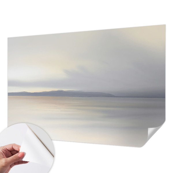 Self-adhesive photo wallpaper with a harmonious landscape motif