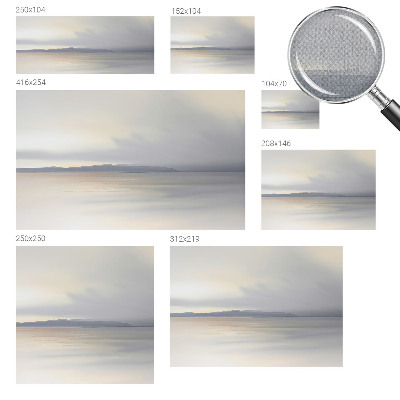 Self-adhesive photo wallpaper with a harmonious landscape motif