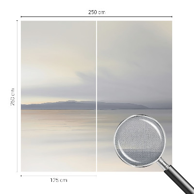 Self-adhesive photo wallpaper with a harmonious landscape motif