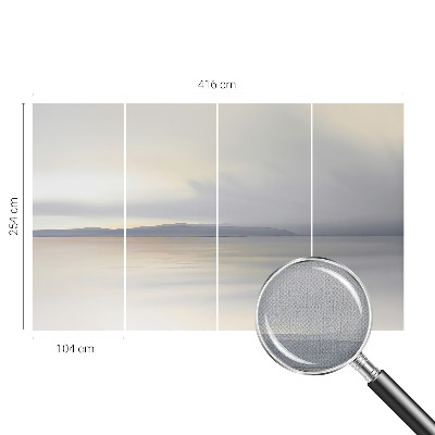 Self-adhesive photo wallpaper with a harmonious landscape motif