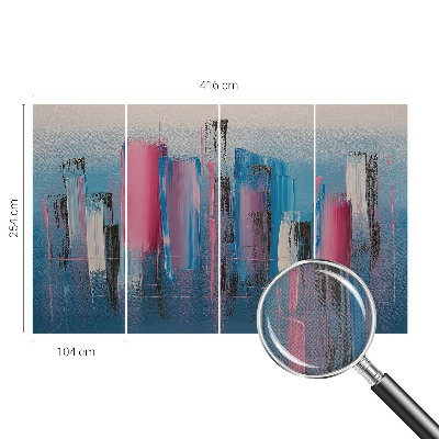 3D wall mural Abstract stripes