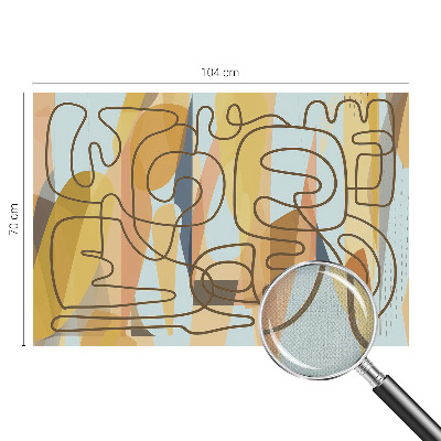 3D photo wallpaper mural Abstract shapes