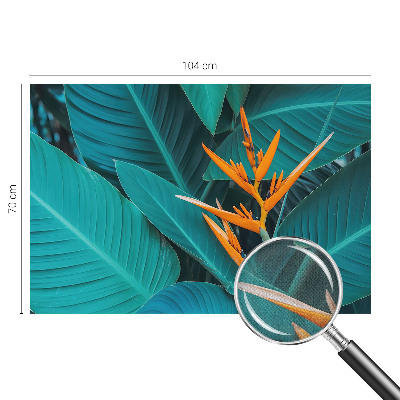Nursery wall mural Leafy flowers