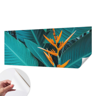 Nursery wall mural Leafy flowers