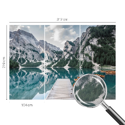 Peel and stick wall mural Mountain panorama