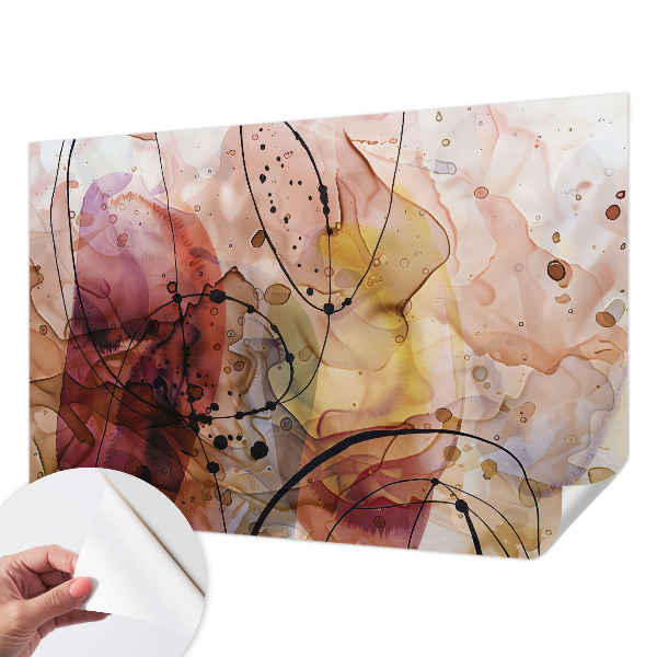 Removable wall mural wallpaper Abstract harmony