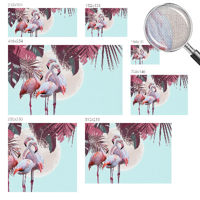 Removable wall mural Exotic birds
