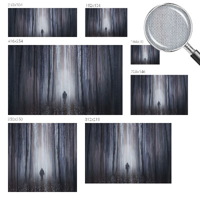 Stick-on wall mural Forest silence