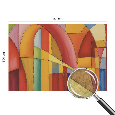 3D wall mural with an energy forms design