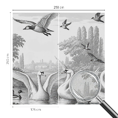 3D photo wallpaper mural classic landscape motif