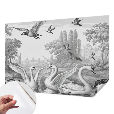 3D photo wallpaper mural classic landscape motif