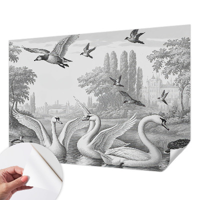 3D photo wallpaper mural classic landscape motif