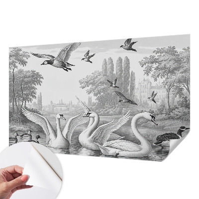 3D photo wallpaper mural classic landscape motif