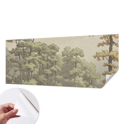 Baby room wall mural Forest idyll