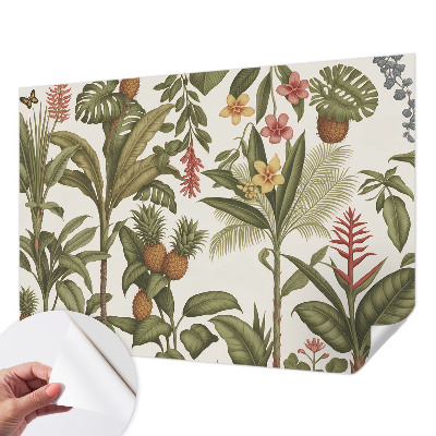 Self-adhesive wall mural Exotic nature