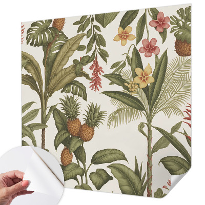 Self-adhesive wall mural Exotic nature