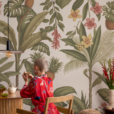 Self-adhesive wall mural Exotic nature