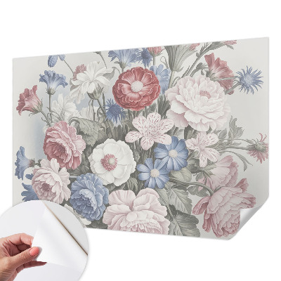 Removable wall mural Colorful bouquet