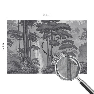 Removable wall mural wallpaper Tropical jungle