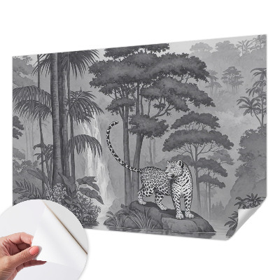 Removable wall mural wallpaper Tropical jungle
