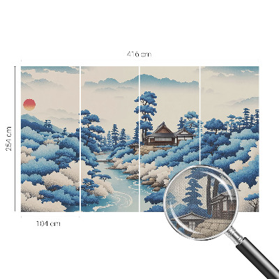 Peel and stick wall mural for bedroom Peaceful nature